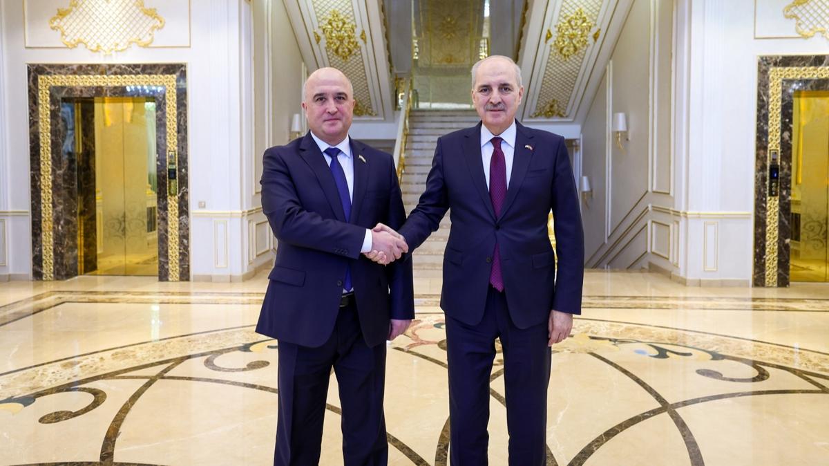 TBMM Bakan Kurtulmu, dizoda ile bir araya geldi