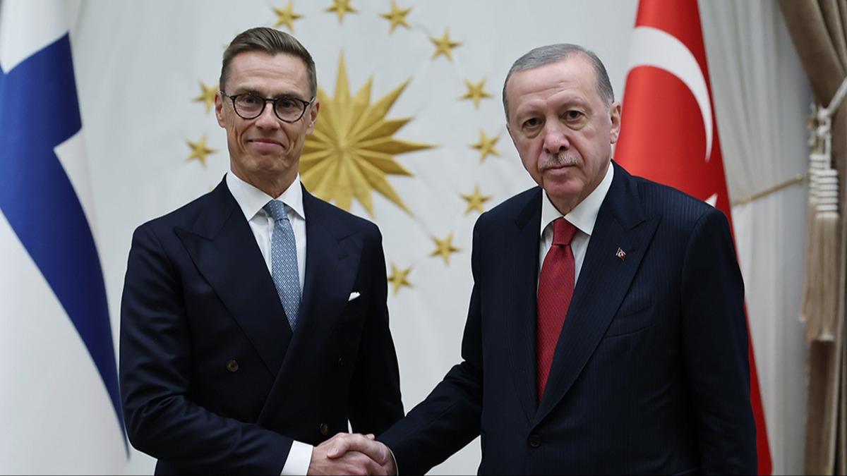 Cumhurbakan Erdoan, Finlandiya Cumhurbakan Stubb ile grt
