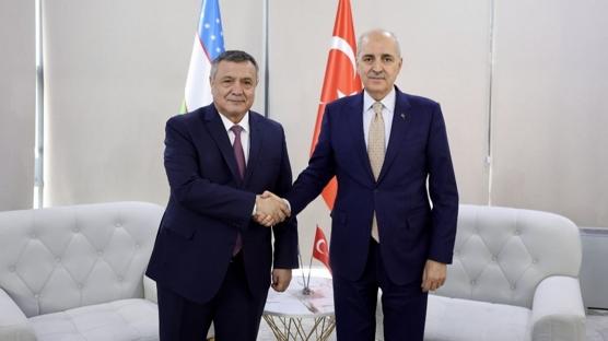 Trkiyezbekistan hattnda yeni ibirlii mesajlar: Kurtulmu ve smailov bir araya geldi