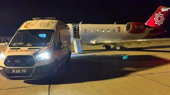 44 günlük bebeğin imdadına ambulans uçak yetişti