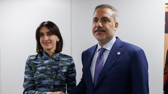 Bakan Fidan, Grcistanl mevkida Botchorishvili ile grt