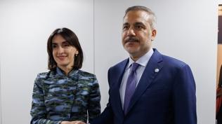 Bakan Fidan, Grcistanl mevkida Botchorishvili ile grt