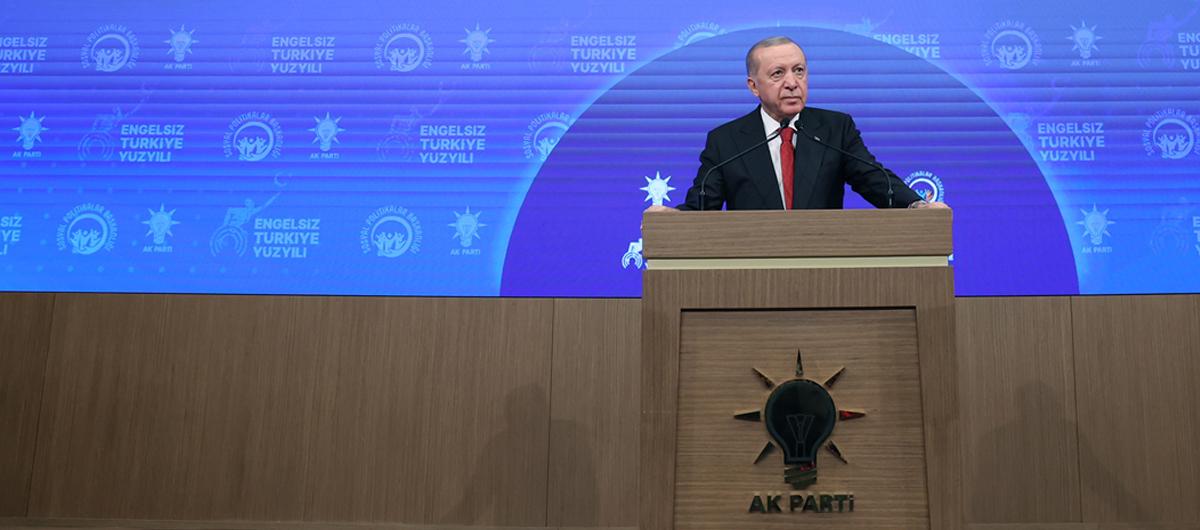 Bakan Erdoan'dan 'Engelsiz Trkiye Yzyl' vurgusu: Sizlerle birlikte baaracaz