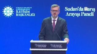 Sudan'da Bar Aray Paneli... letiim Bakan Duran konutu