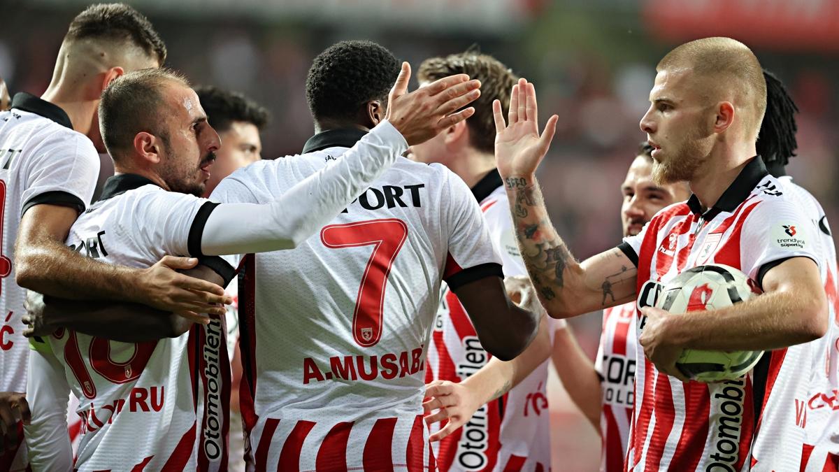 Samsunspor'da hedef deplasmannda 3 puan