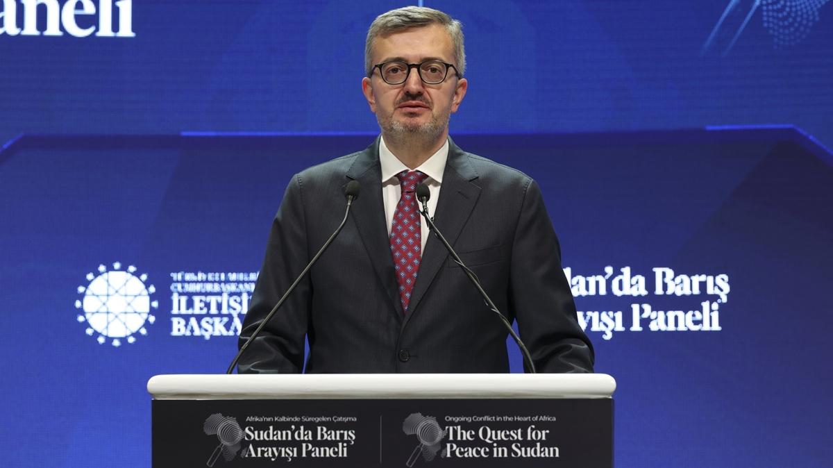 Sudan'da Bar Aray Paneli... letiim Bakan Duran konutu