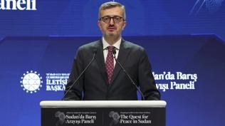 Sudan'da Bar Aray Paneli... letiim Bakan Duran konutu