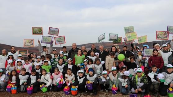Bursa'da yeil seferberlii! Kle dnen alanlarda tohumlar topraa serildi