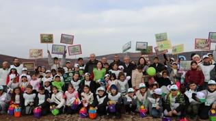 Bursa'da yeil seferberlii! Kle dnen alanlarda tohumlar topraa serildi