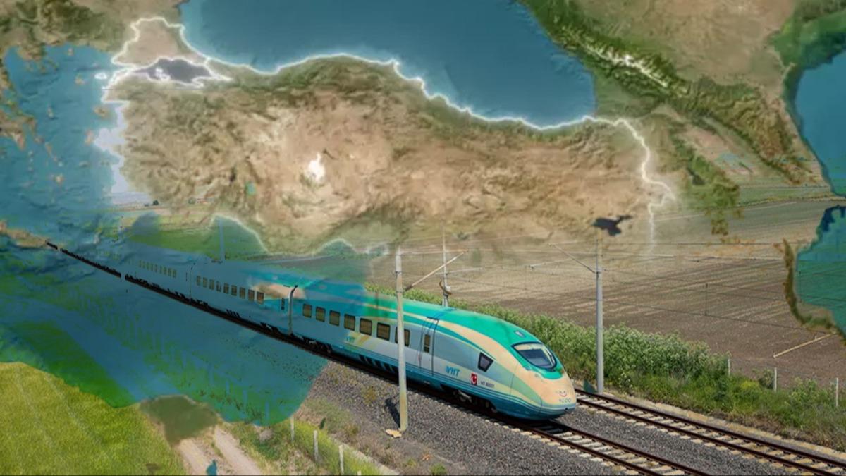 Geecei iller belli oldu! Yeni hzl tren hatt iin tarih verildi