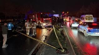 Baakehir'de zincirleme kaza! Hayatn kaybedenlerin says 3'e ykseldi