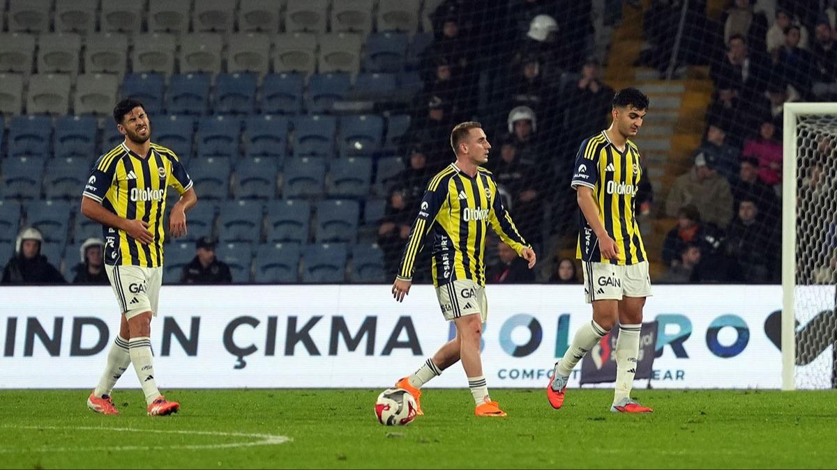 Fenerbahe'de 1-1 serisi sryor