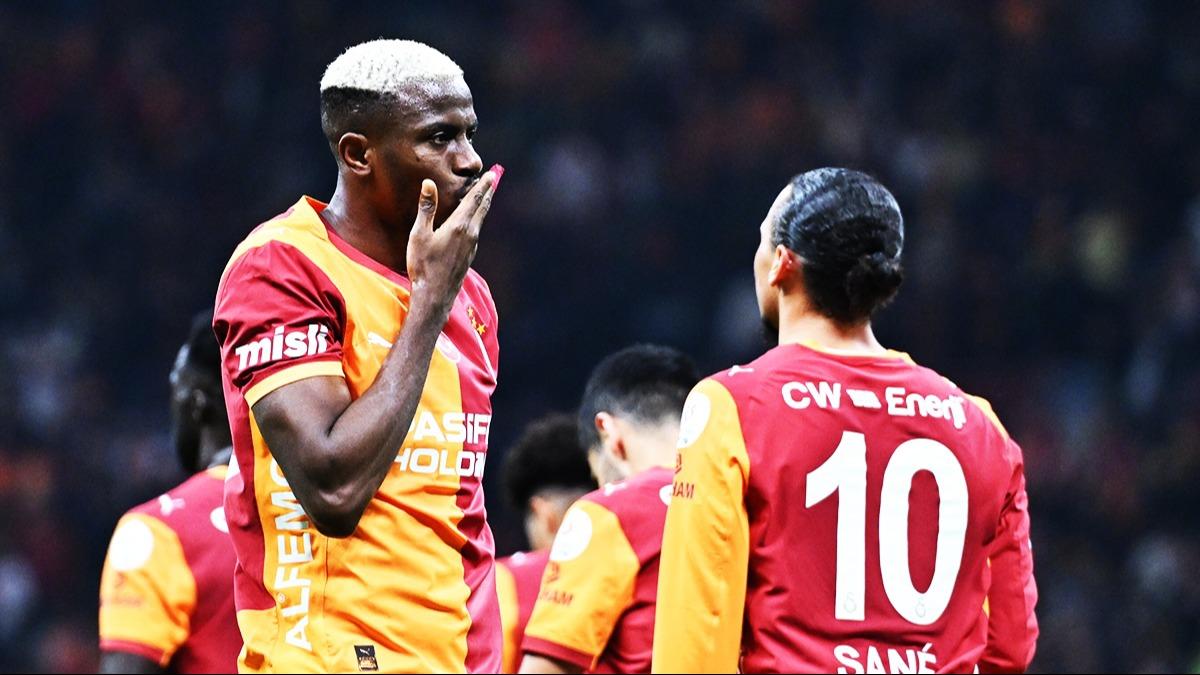 Galatasaray'da Osimhen ov! Aslan son nefeste kazand