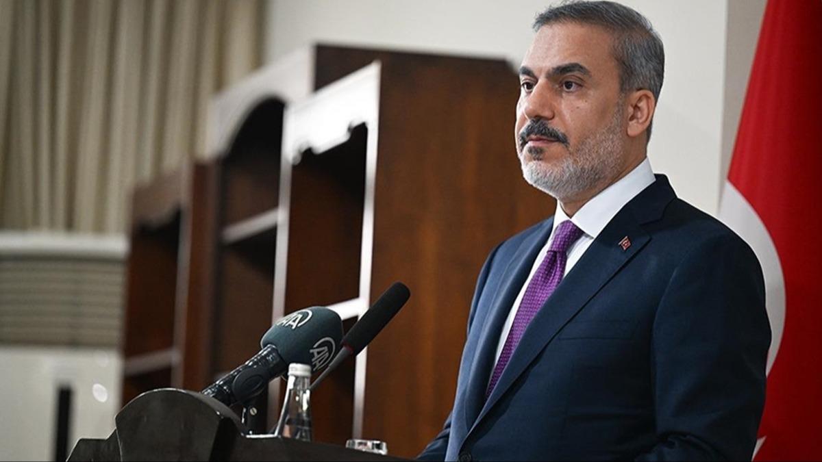 Gney snrmza dikkati ekti! Bakan Fidan: Tek hedefleri Trkiye'ye kar mcadele yrtmek