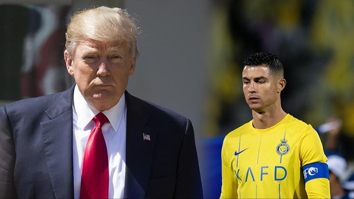 Trump'tan Cristiano Ronaldo aklamas: Ondan daha iyisini bulamazsnz