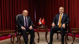 Bakan Fidan, Lübnan Başbakanı Selam ile Doha'da görüştü