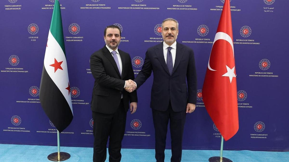 Bakan Fidan, Suriyeli mevkidaşı Şeybani ile görüştü