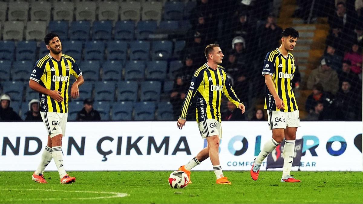 Fenerbahe 1 puana raz oldu