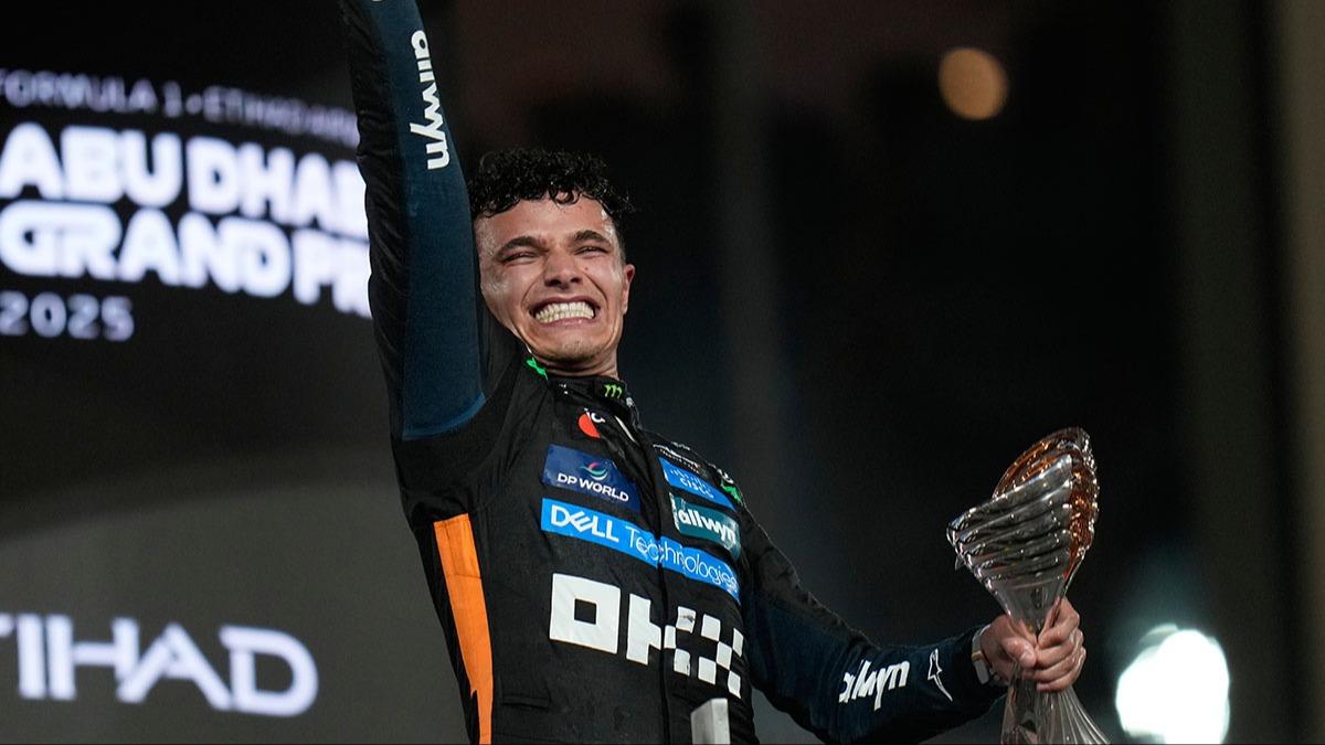 Formula 1'in yeni ampiyonu Norris