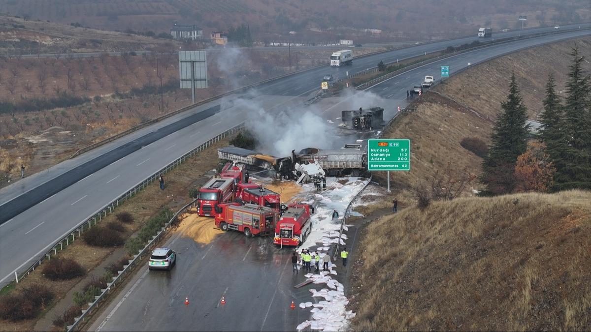 Gaziantep'te arpan 3 trda yangn kt