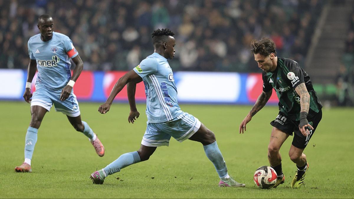 Kocaeli'de gol sesi kmad!