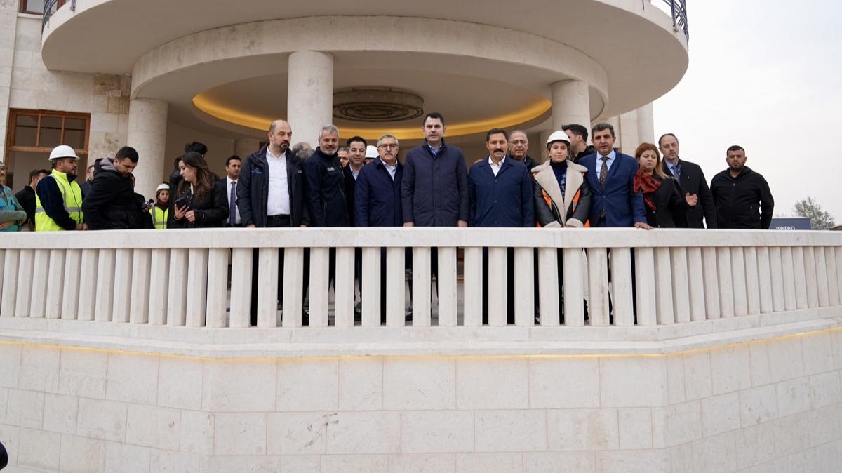 Son anahtar teslim töreni öncesi hazırlık! Bakan Kurum yerinde inceledi