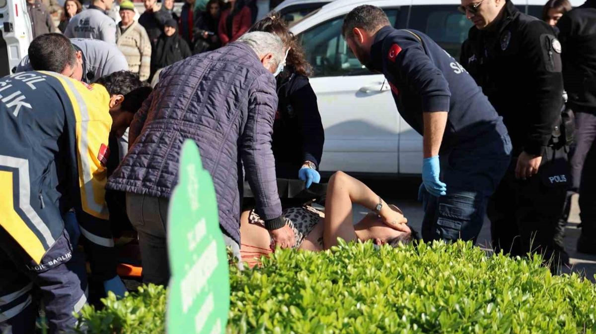 Aydn'da boanma kavgas kanl bitti: Kadn srtndan bakland   