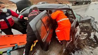 Kahramanmara'ta feci kaza! 1 kii hayatn kaybetti