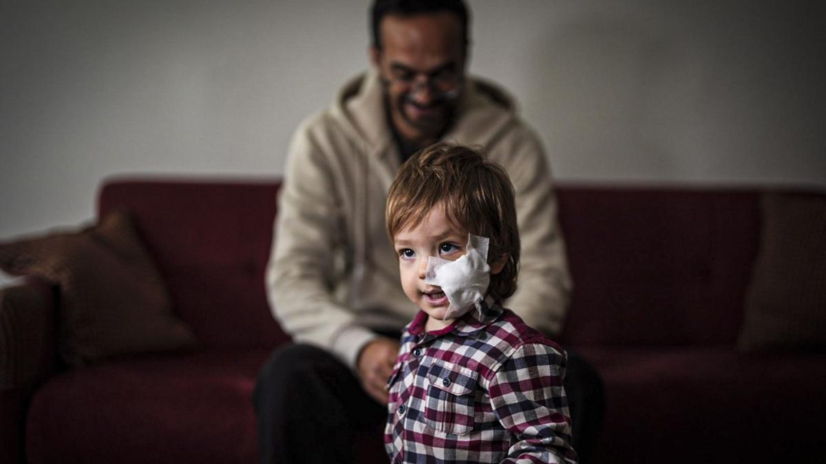 Ankara'da pitbull saldırısına uğrayan iki kardeşten Efe de taburcu edildi