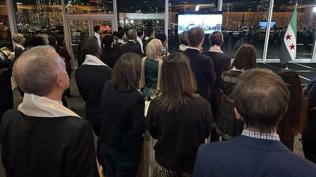 BM'de Suriye'deki devrimin birinci yl dnm kutland