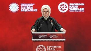 Emine Erdoğan'dan Gazze mesajı: Kötülüğe savaş açmak hepimizin en meşru savaşıdır