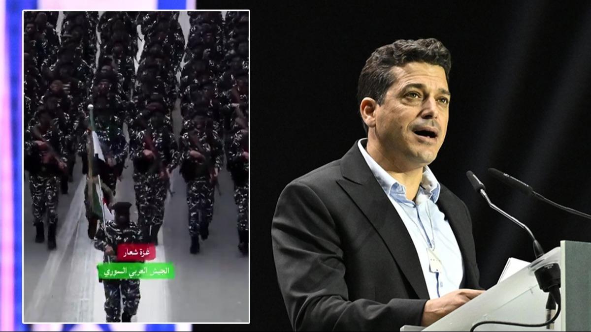 Gazze sloganları Tel Aviv'i titretti... Suriye'ye savaş tehditleri savurdu