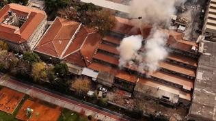 İstanbul'da fabrikada yangın