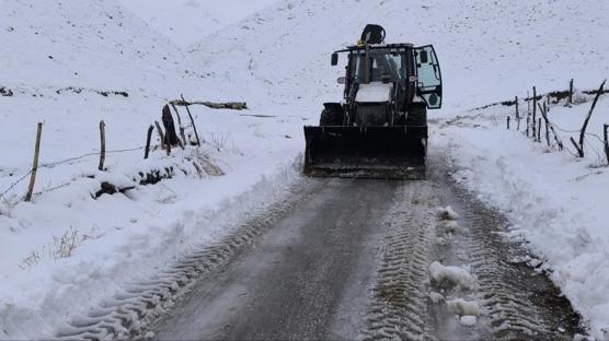 Muş'ta kar yağışı şiddetlendi! Yolda mahsur kalan 10 kişi kurtarıldı