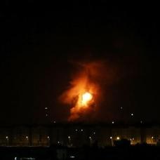 am'da askeri havaalan evresinde patlamalar meydana geldi