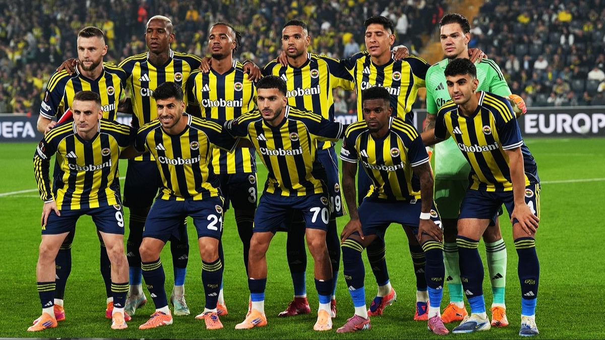 te Fenerbahe'nin kamp kadrosu