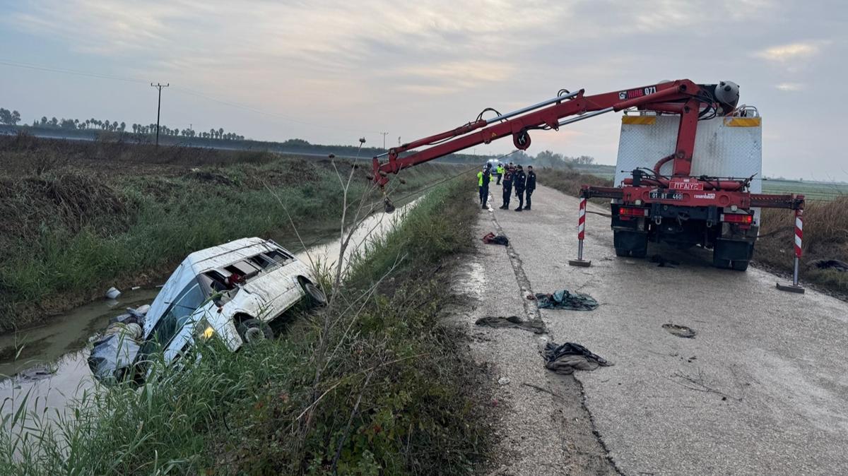 Minibs sulama kanalna devrildi: Yarallar var