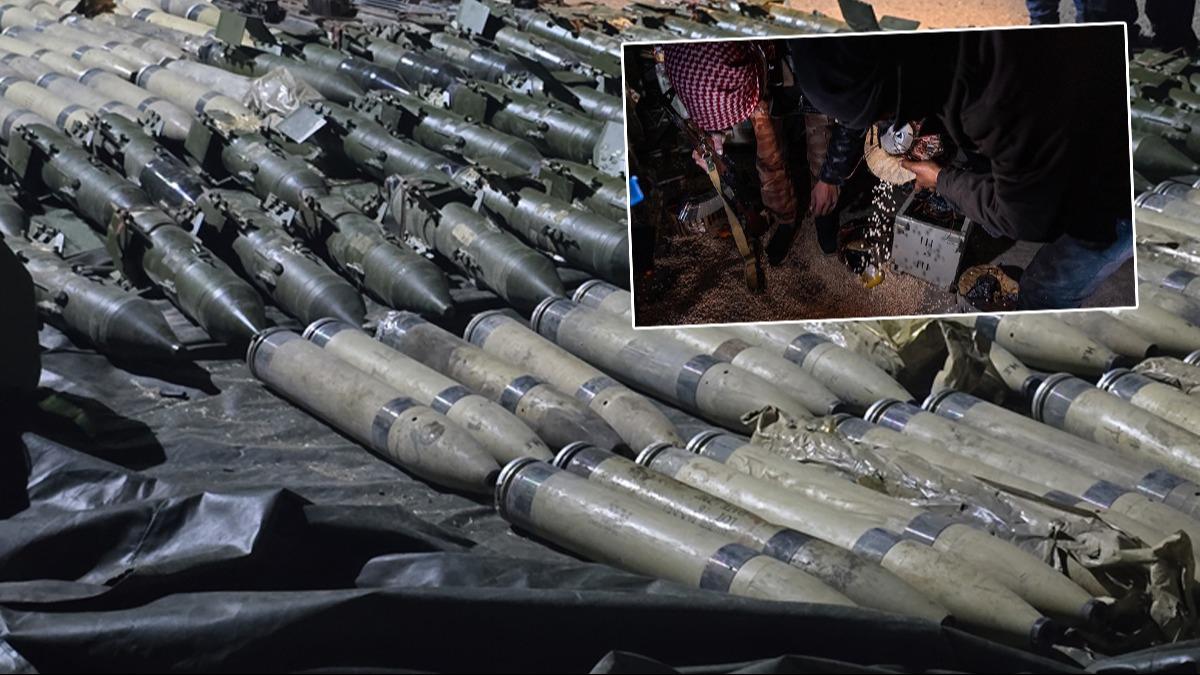 Suriye'de çifte baskın: Captagonlar ve çok sayıda tanksavar ele geçirildi