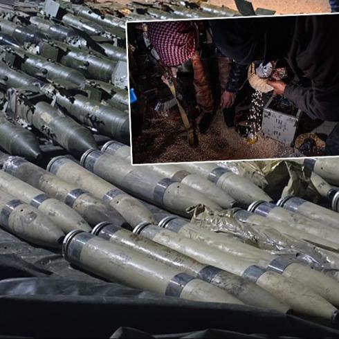 Suriye'de ifte baskn: Captagonlar ve ok sayda tanksavar ele geirildi