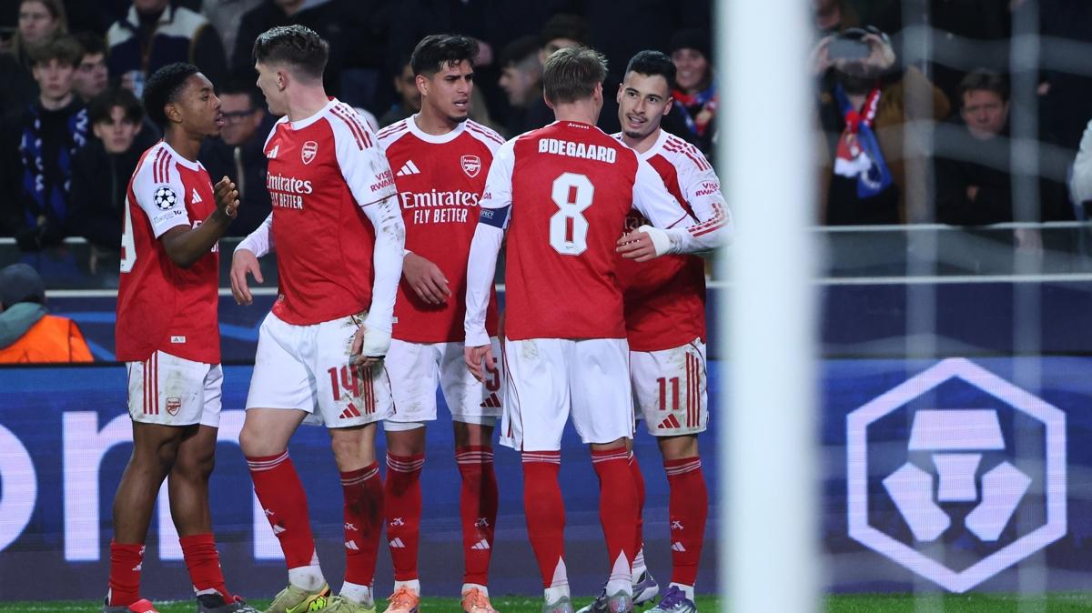 Arsenal yine kazand! Devler Ligi'nde 6'da 6