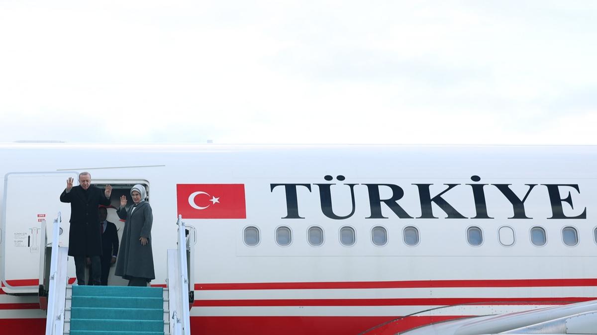 Aşkabat'a kritik ziyaret: Cumhurbaşkanı Erdoğan'a resmi törenli karşılama
