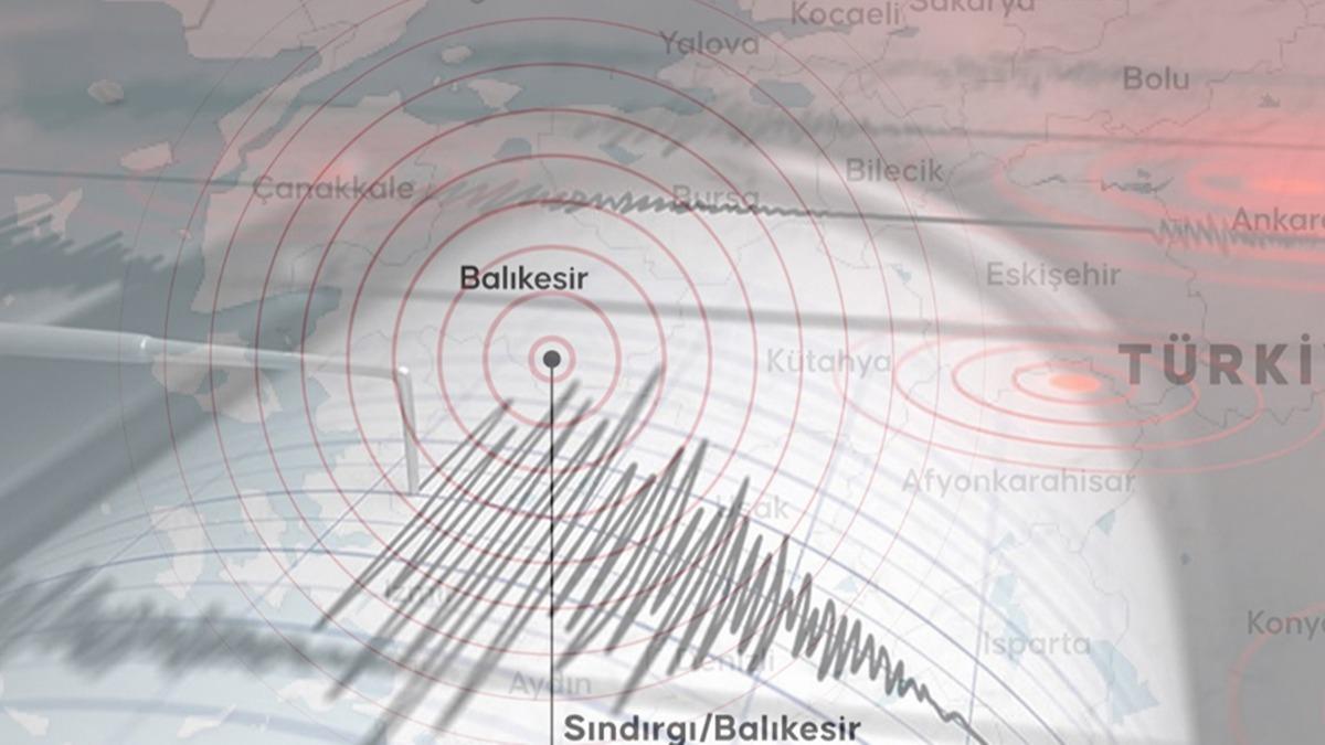 Balkesir'de 4.9 byklnde deprem