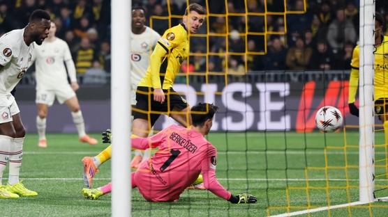 Berke zer'in kurtard penalt Lille'e yetmedi