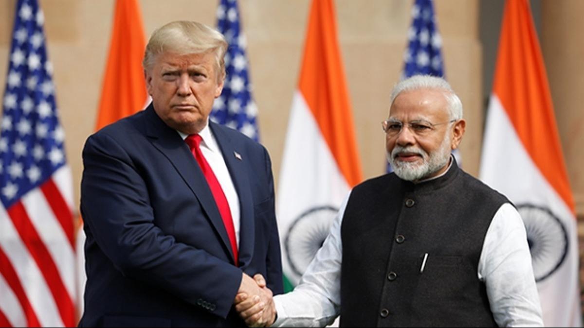 Modi ve Trump arasnda sular duruluyor: Vergi tehdidinden sonra ilk 'yumuama' sinyali