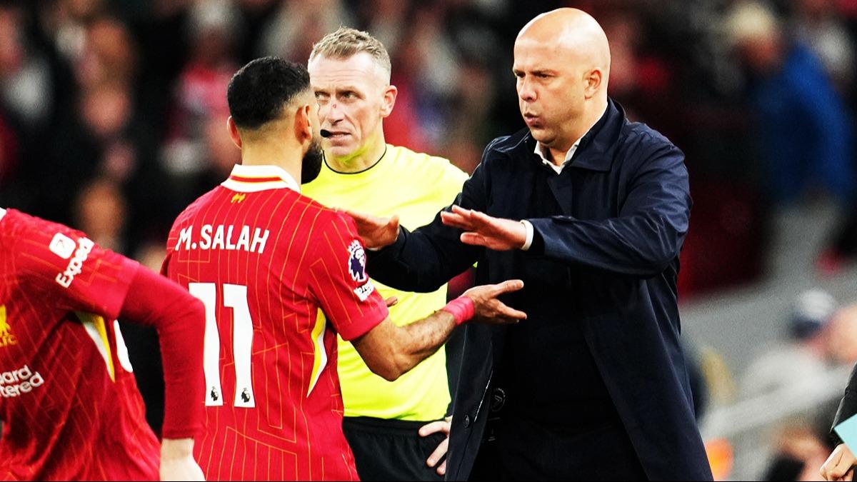 Arne Slot'tan Salah aklamas! Ak kap brakt