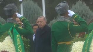 Cumhurbakan Erdoan Trkmenistan'da
