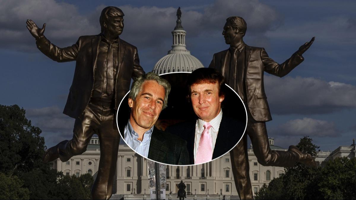 Epstein arivi patlad: Trump'n kareleri ABD'yi sarst