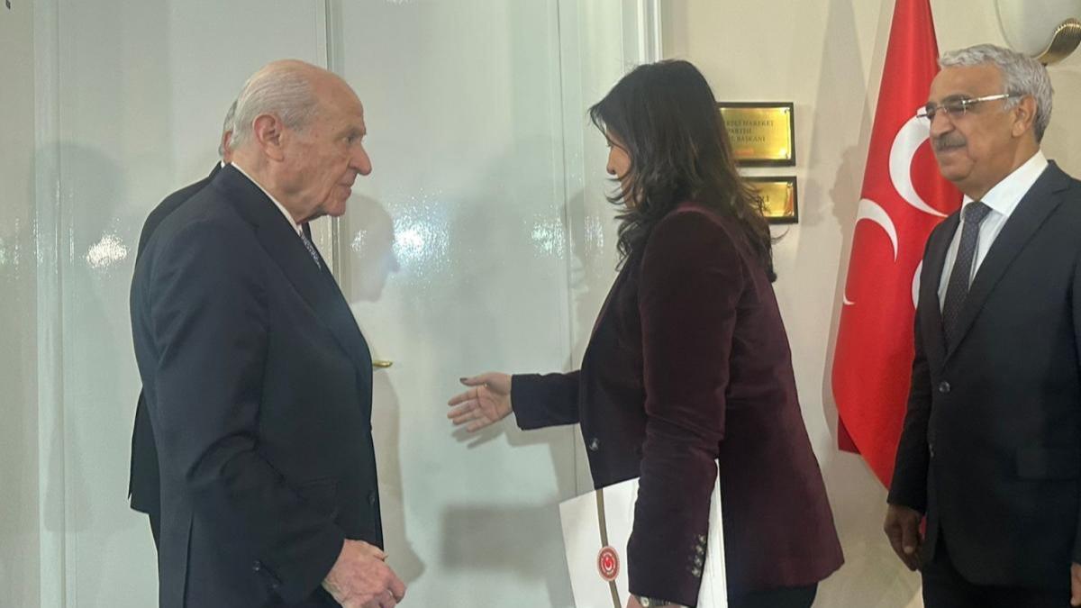 DEM Parti mral heyeti Baheli'yi ziyaret ediyor