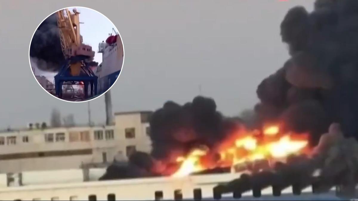 Ukrayna'da Türk gemisine saldırı... Dışişlerinden ilk açıklama