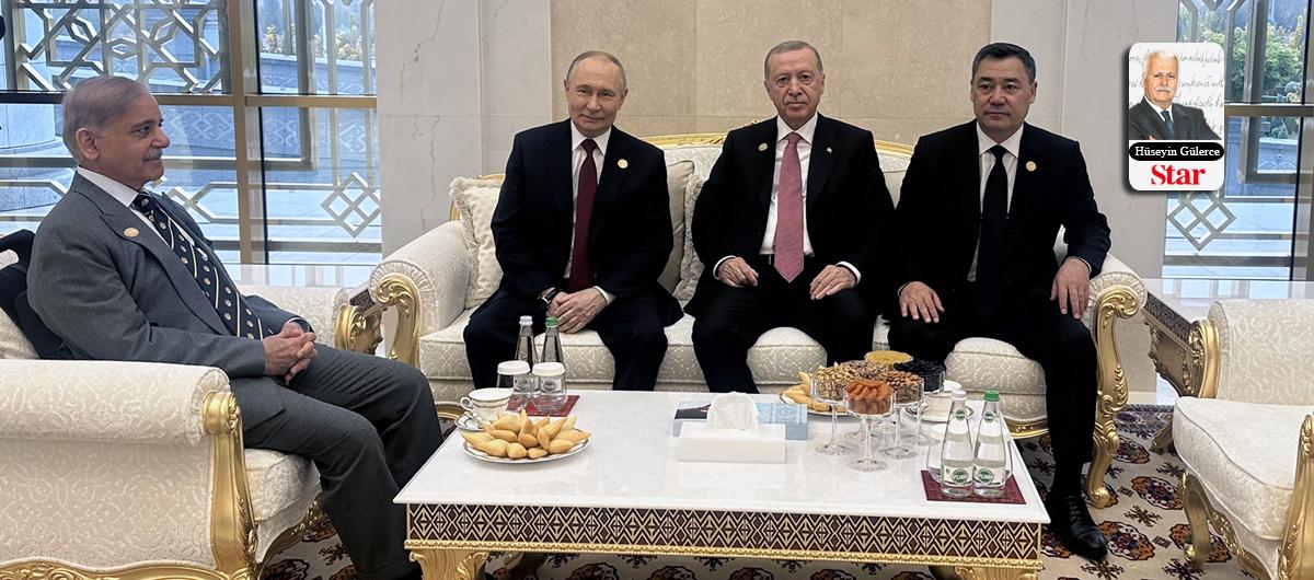 Erdoan Trkmenistan'da; Trkiye Yzyl'na alan kaplar